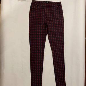 Sanctuary x Anthropologie Women’s Red/Blue/Black Plaid Legging, Size XL